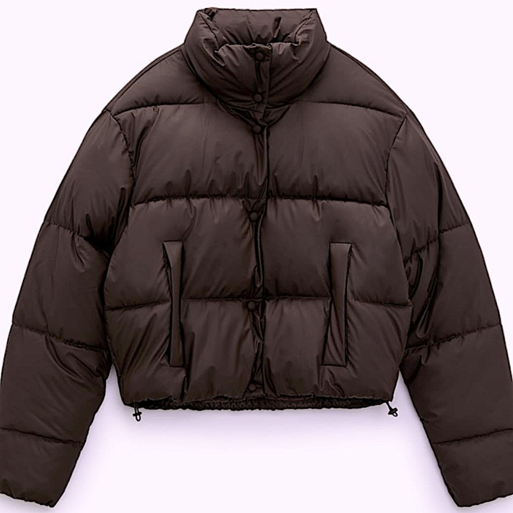 Zara Water Repellent buffer Jacket XS